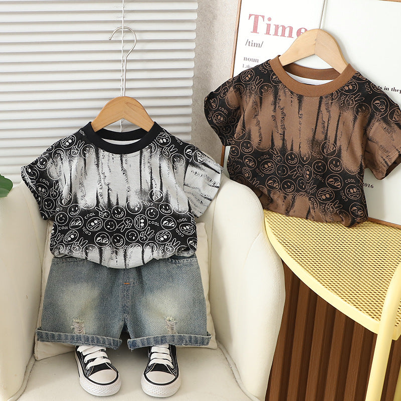 Boys Summer Cotton 2-Piece Set (1-5 Years)