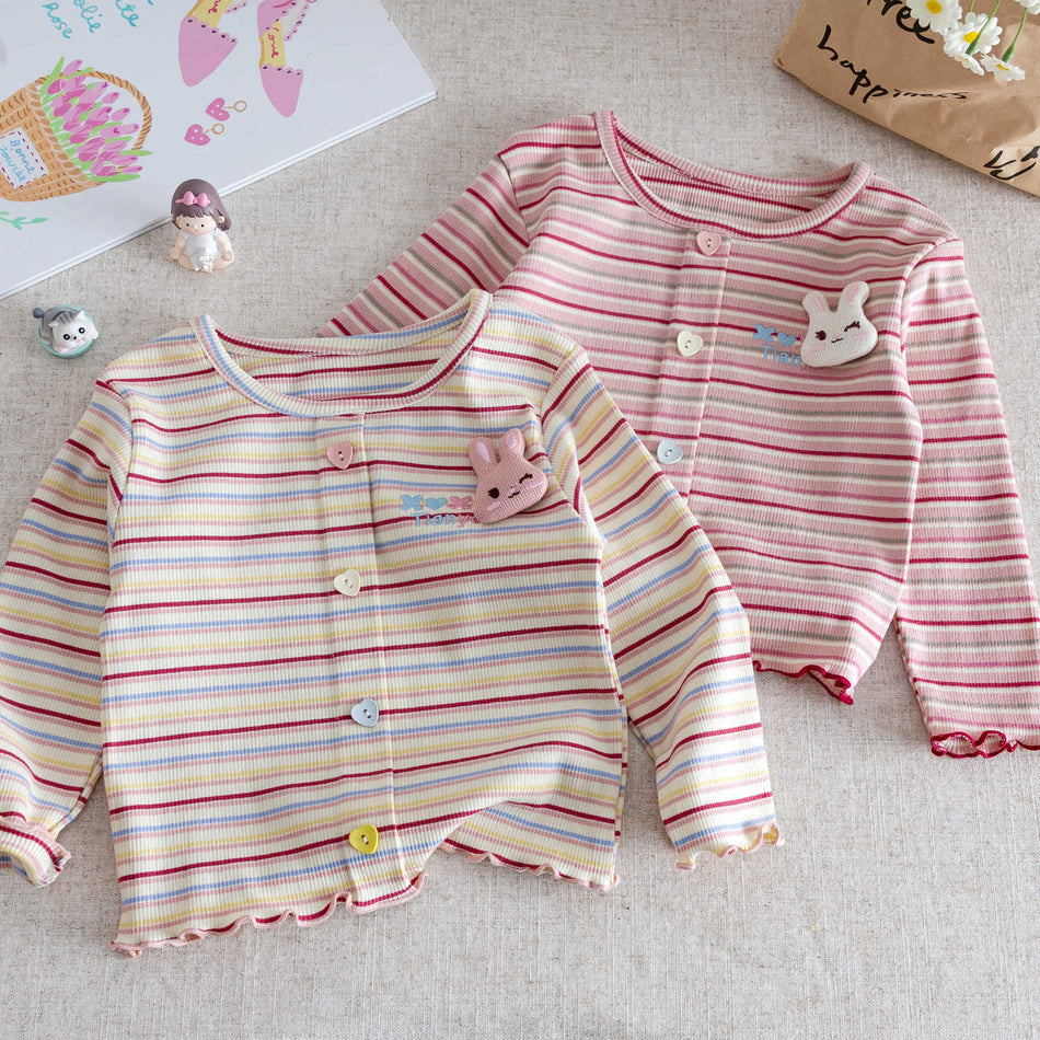 Girls 2025 Spring Autumn Casual Long-Sleeve Pullover