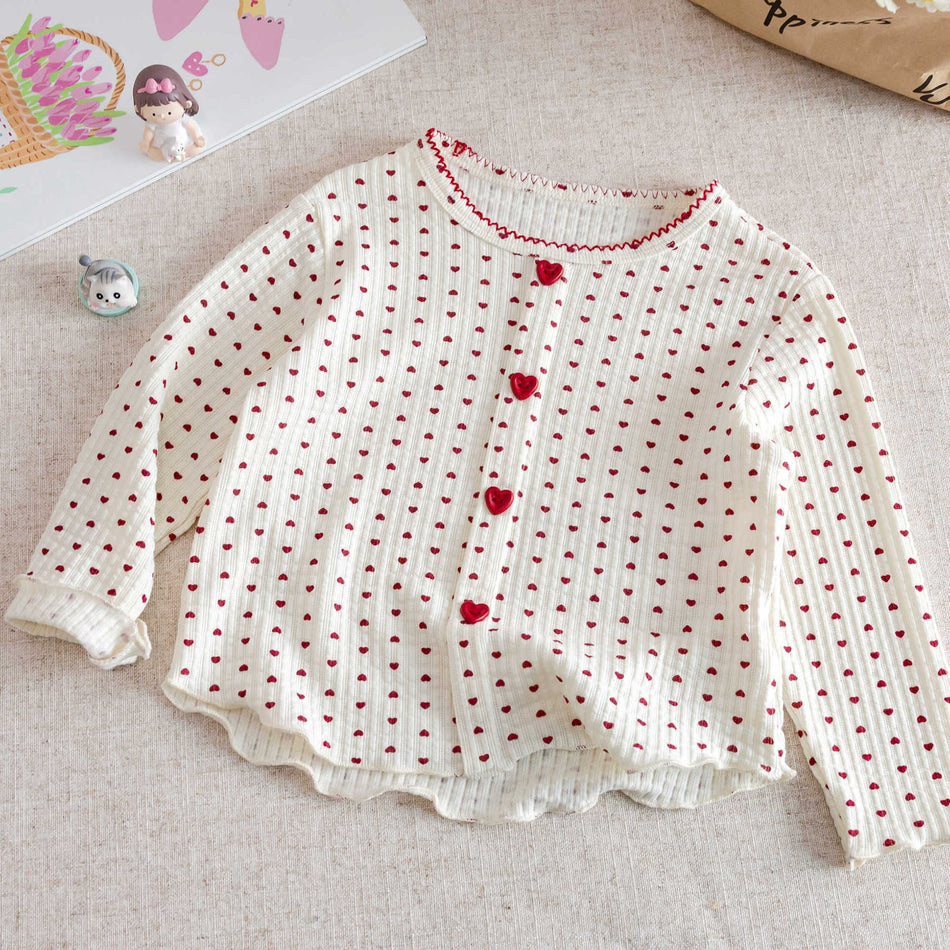 Girls 2025 Spring Autumn Long-Sleeve Princess Top