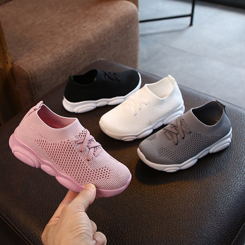 Knitted Kids Sports Shoes – Spring & Autumn 2025