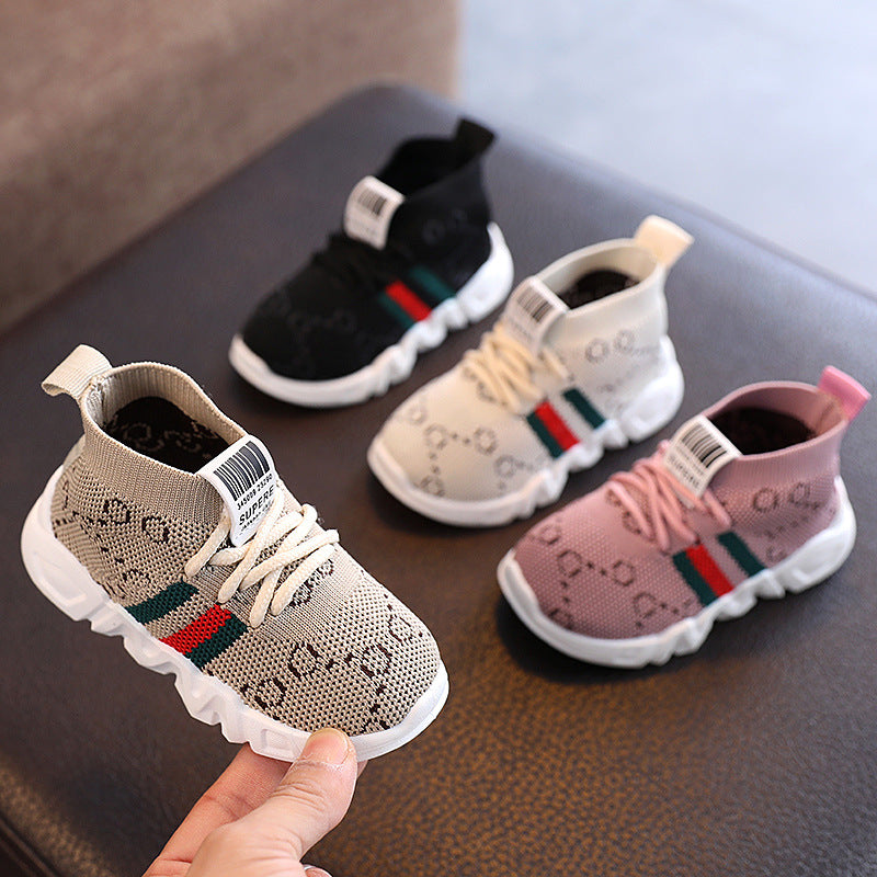 Korean Kids Knitted Socks Shoes – Spring & Autumn 2025