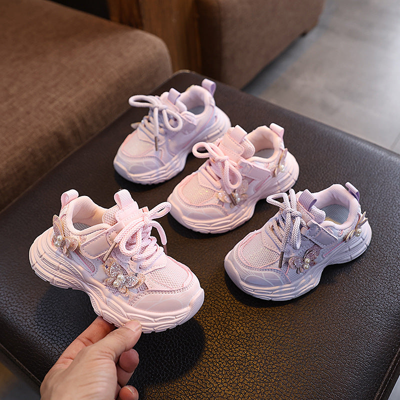 2025 Kids Leather Sneakers – Spring & Autumn Fashion