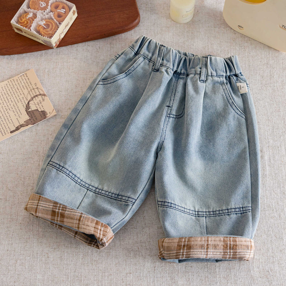 Boys Soft Distressed Jeans Cartoon Pants 2025