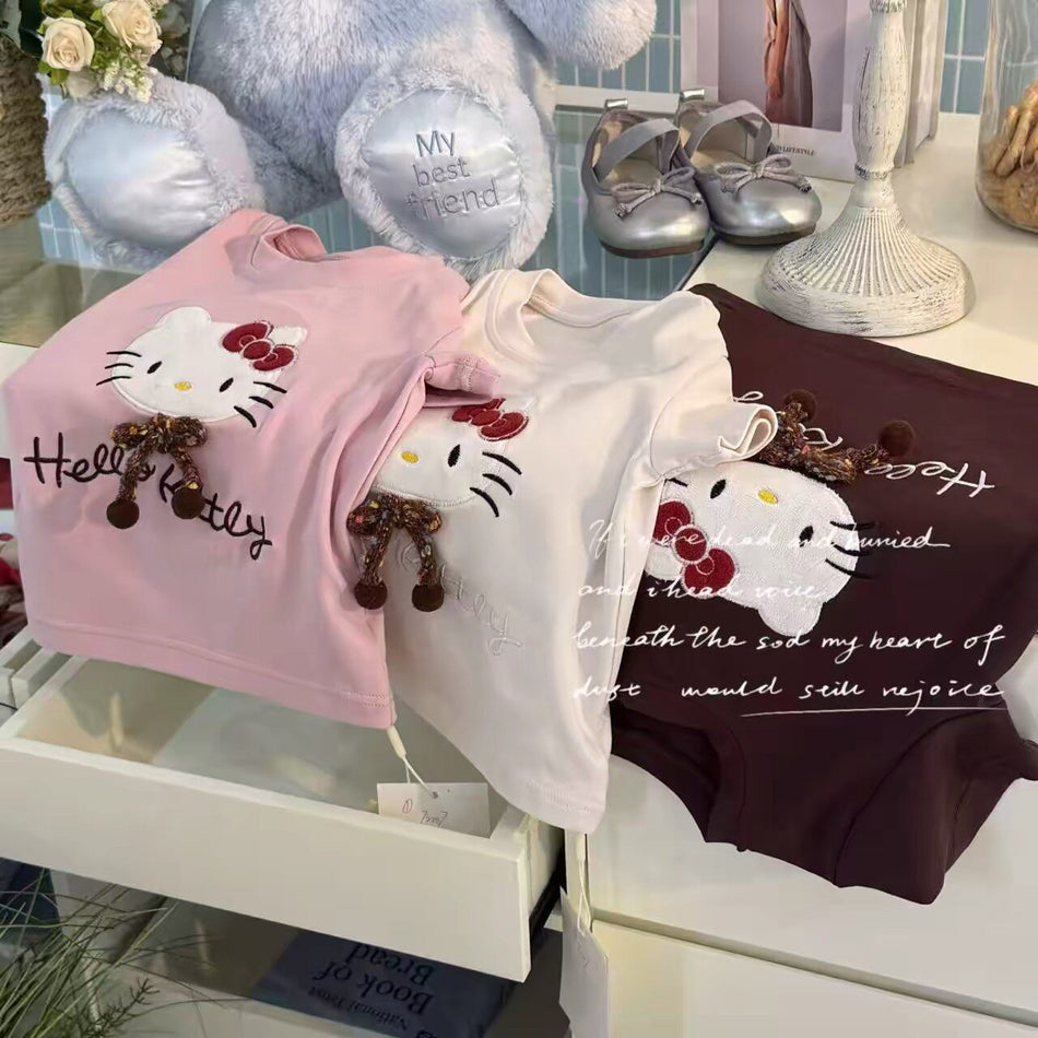 Girls Cartoon Printed T-Shirt Summer 2025