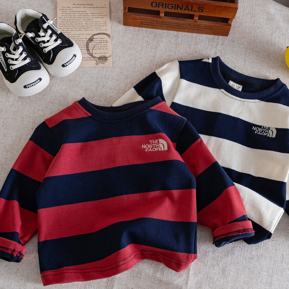 Boys Striped Long-Sleeve Sweatshirt Spring 2025