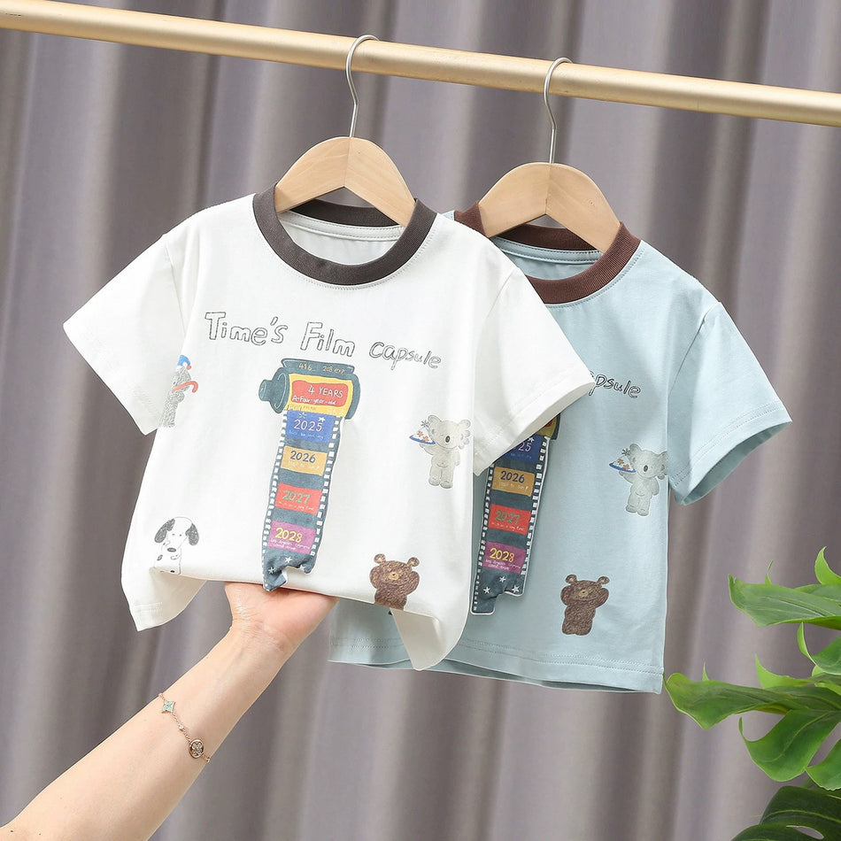 Boys Cotton Short-Sleeve T-Shirt Summer 2026