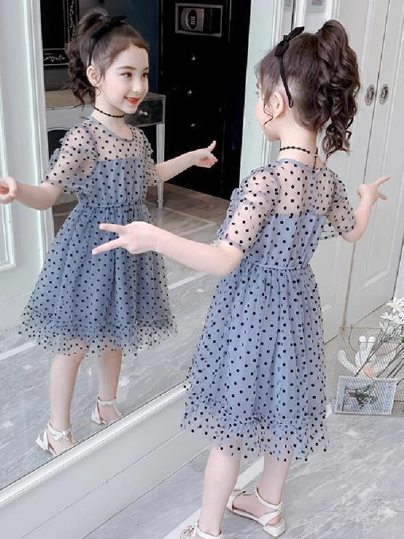 2025 Girls Chinese-Style Princess Summer Dress
