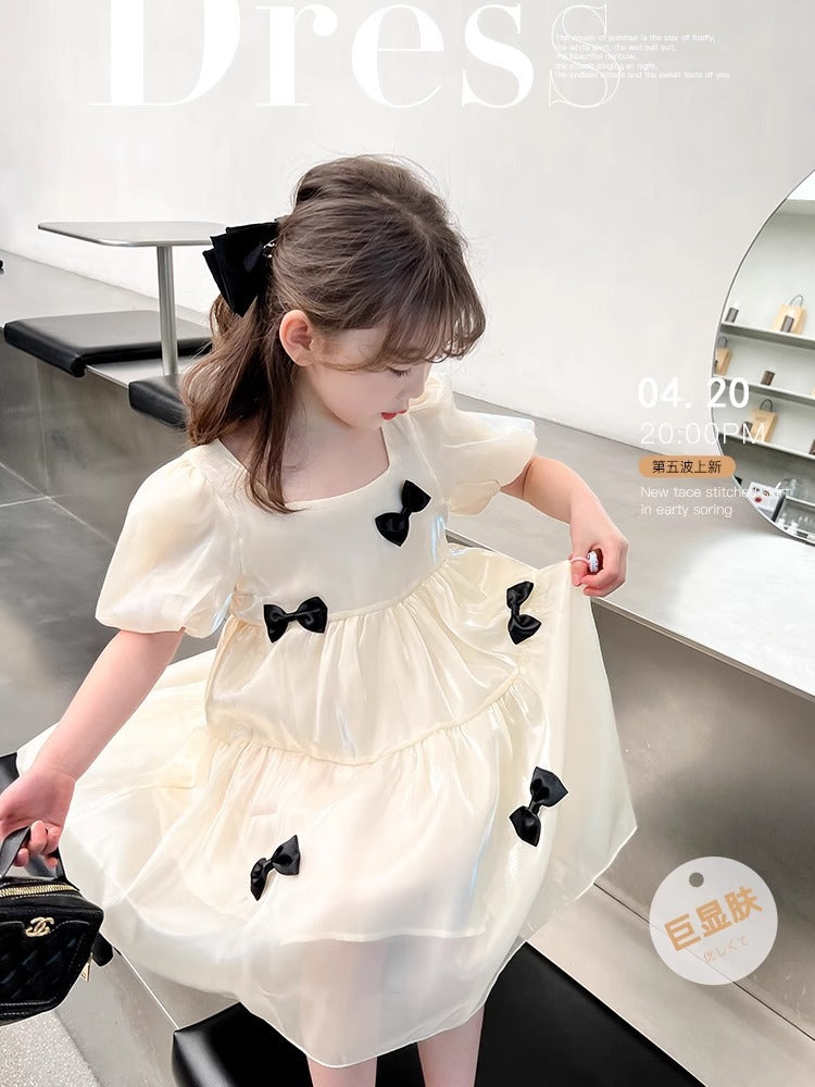 2025 Girls Chiffon Long Summer Princess Dress