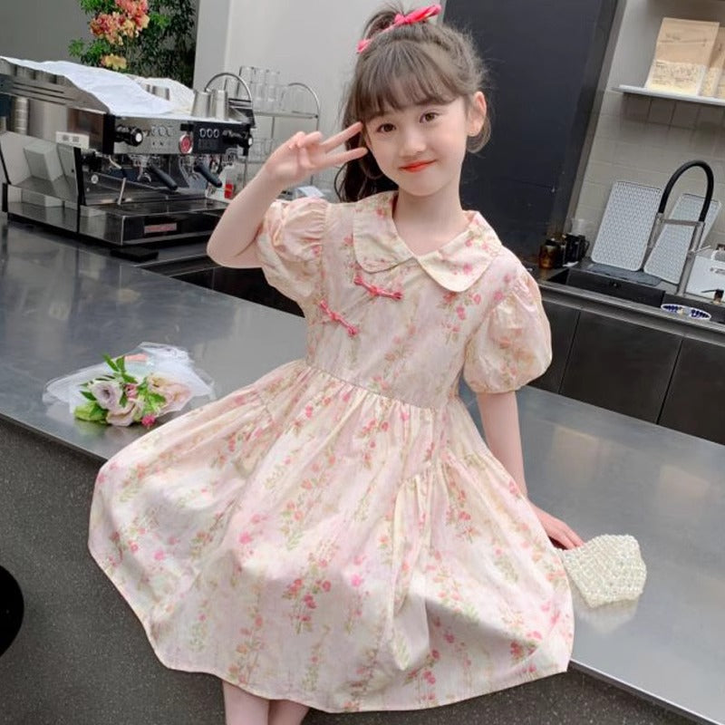2025 Girls Western-Style Hanfu Swim Princess Dress