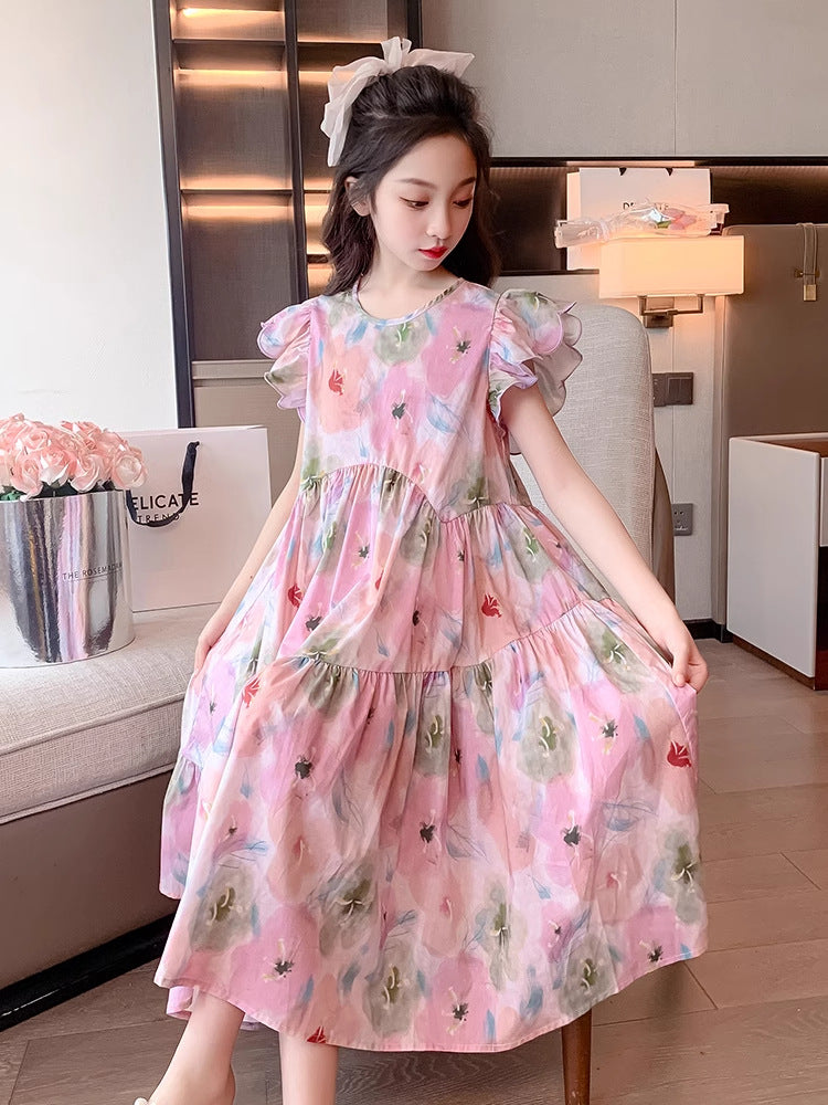 2025 Girls Western-Style Hanfu Swim Princess Dress