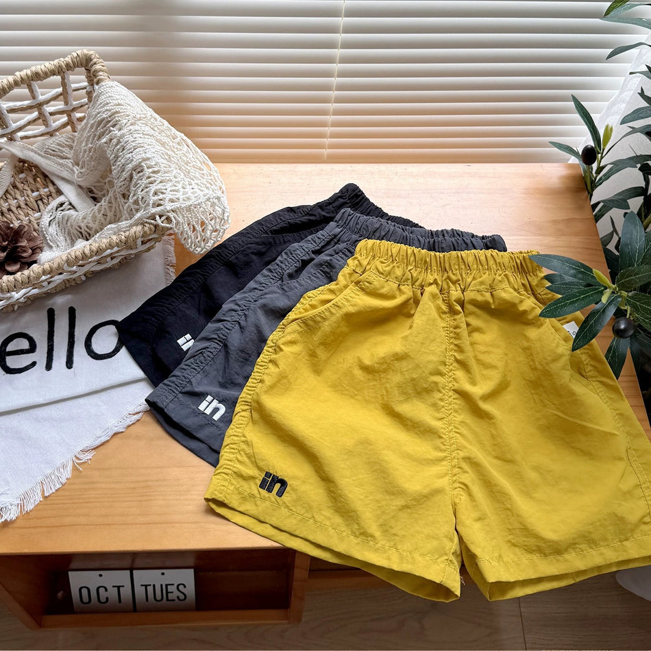 Boys Quick-Dry Summer Shorts 2025 Lightweight Kids Wear