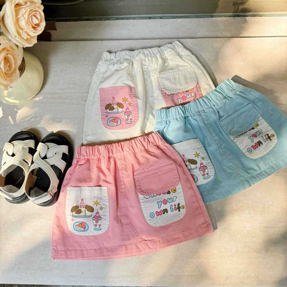 Girls Cartoon Print Summer Shorts 2025 Casual Wear