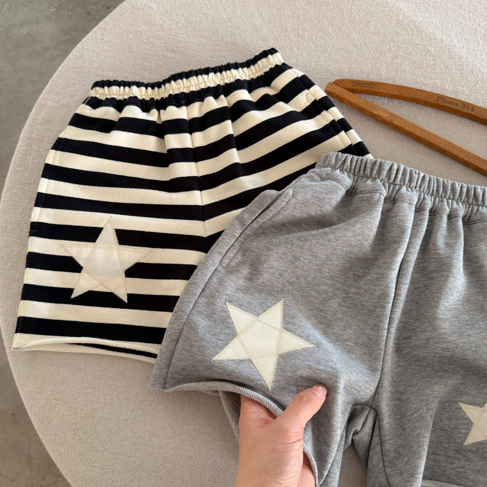Kids Star Print Cotton Shorts 2026 Summer Wear