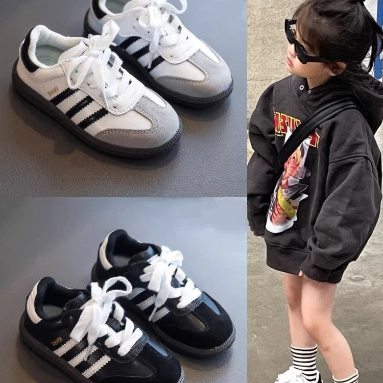 Kids German Training Shoes 2026 Soft Sole Velcro
