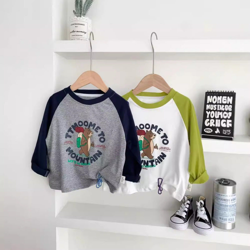 Kids Cotton Long-Sleeve T-Shirt 2026 Trendy Top