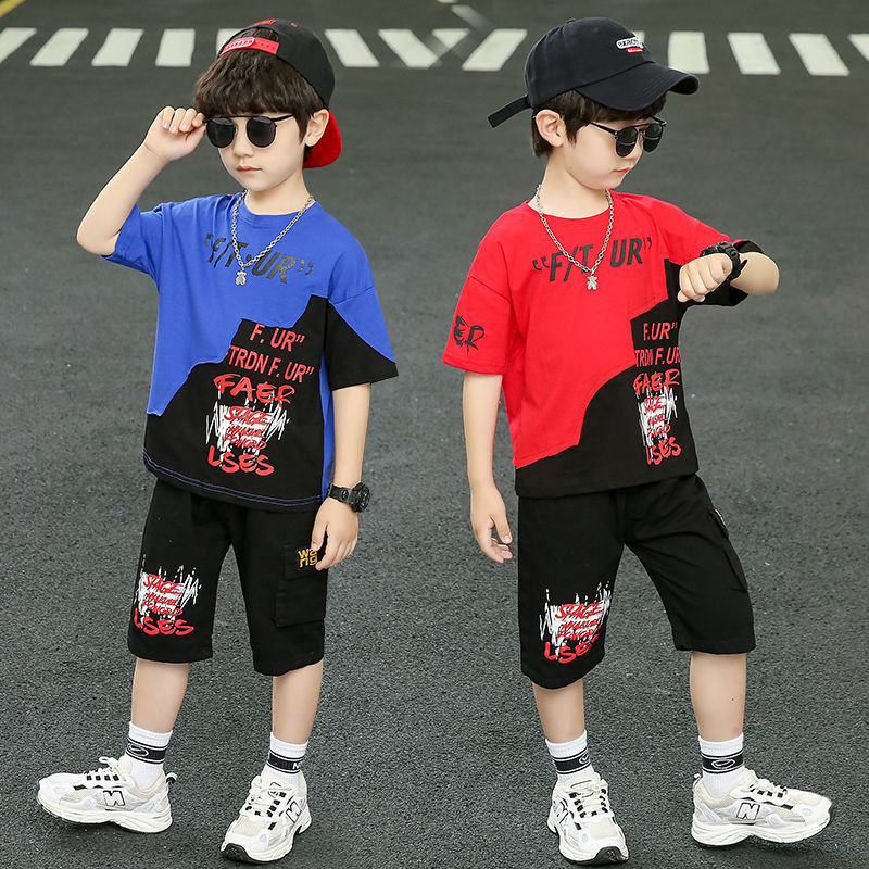 Boys Cotton Summer Sports Outfit 2026 Trendy