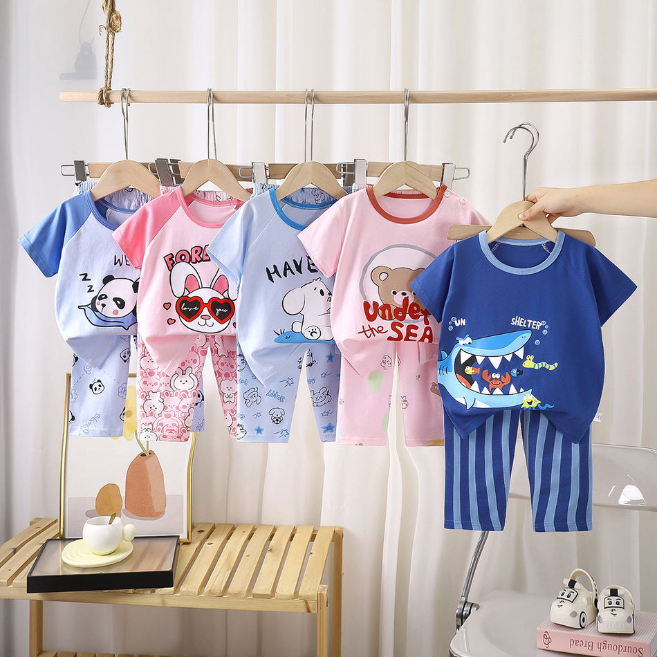 Kids Cotton Summer Pajamas 2026 Class A Outfit