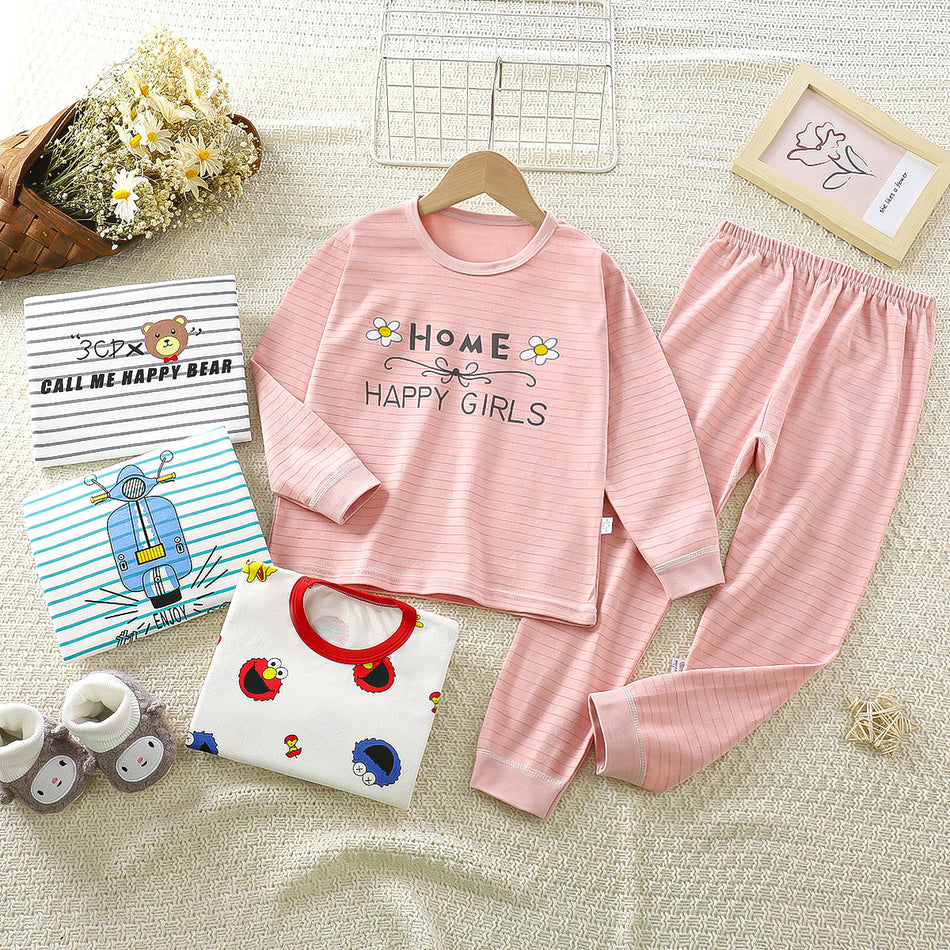 Boys Cotton Autumn Pajamas Set 2025 Medium & Large
