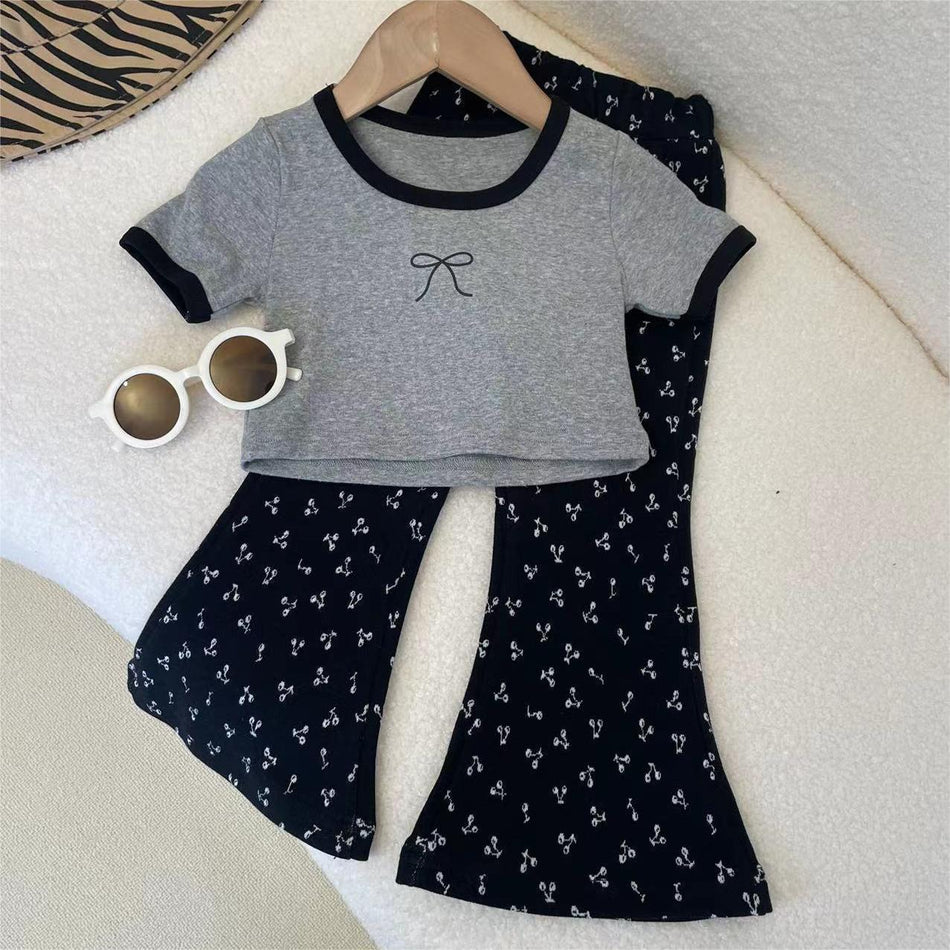 2025 Kids & Women’s Trendy Two-Piece Pants Set