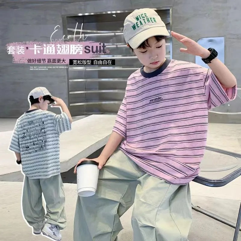 Boys’ Summer 2025 Sports Two-Piece Set