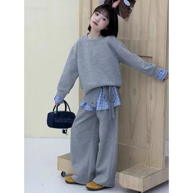 Girls 2026 Early Spring Three-Piece Fashion Suit