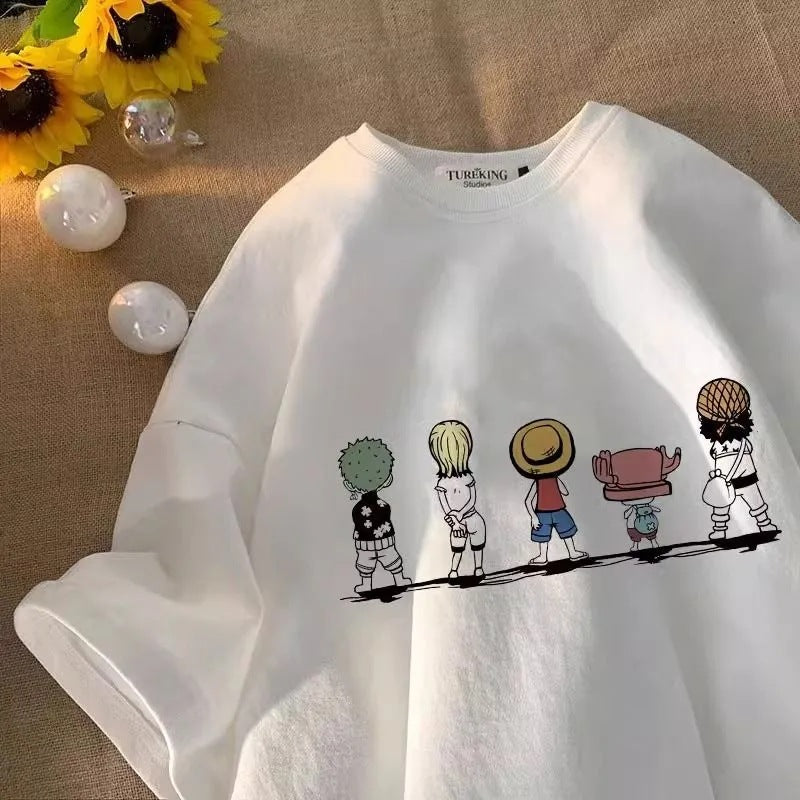Boys’ Cartoon Cotton T-Shirt – Trendy Casual Summer Top