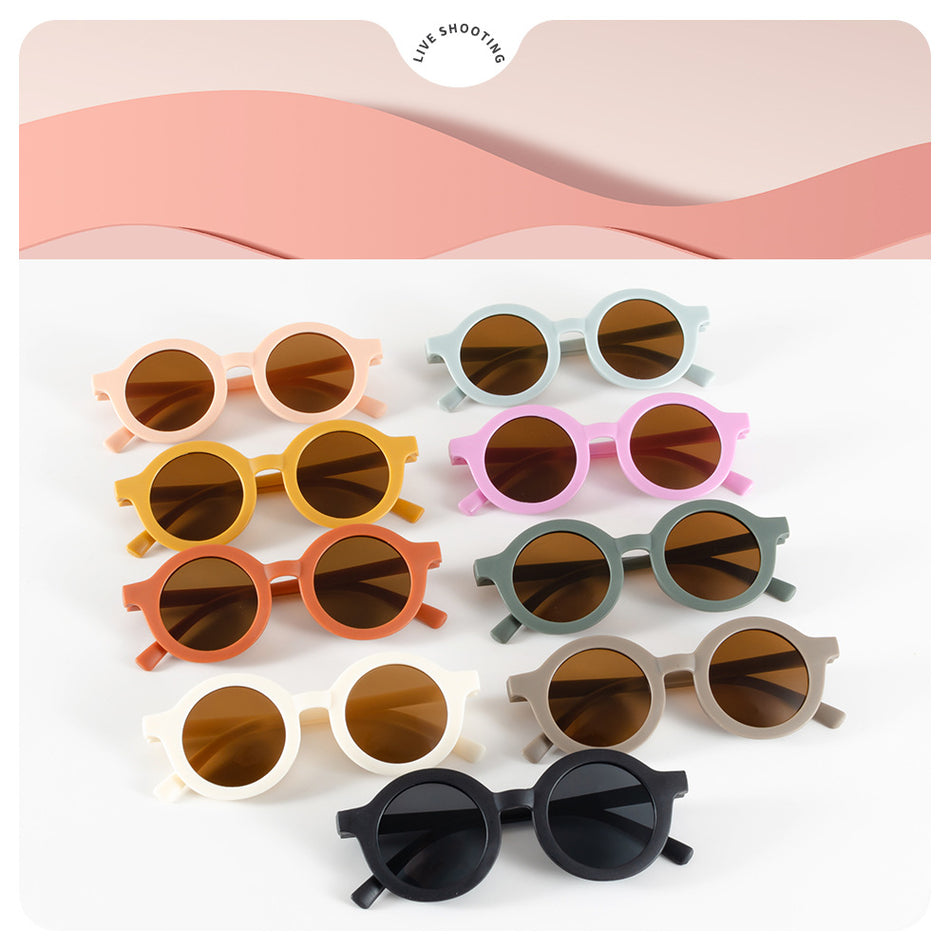 Kids’ Vintage Round Sunglasses – 1-7 Years Sunshade