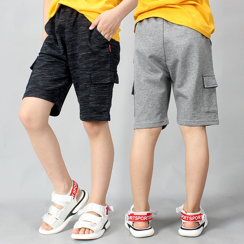 Boys’ Summer Crane Pants – Lightweight Solid Color Shorts