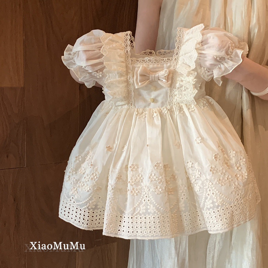 Girls French Lolita Princess Summer Dress 2025