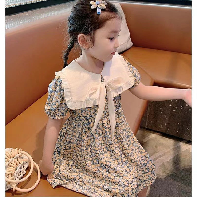 Girls Floral Summer Princess Dress 2025 Fashion