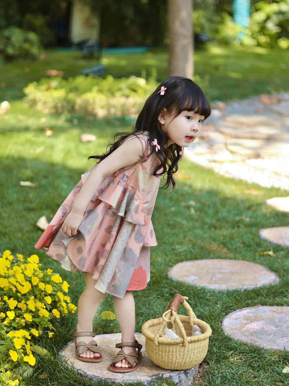Girls Mori Style Princess Dress Summer 2024 Fashion
