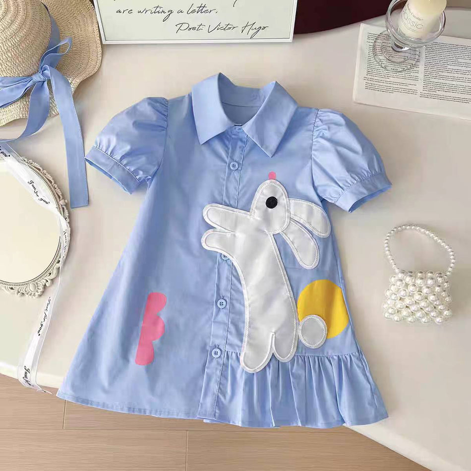 Girls Stylish Princess Dress Summer 2025 New Style