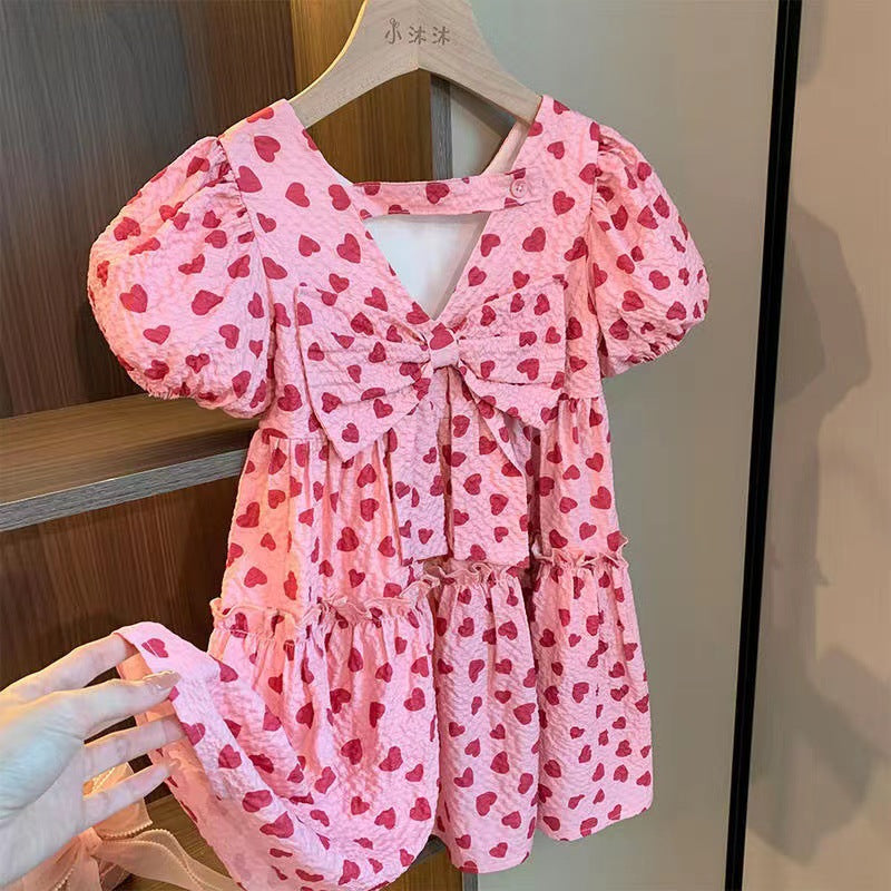 Girls Korean Style Princess Dress Summer 2024 Trendy