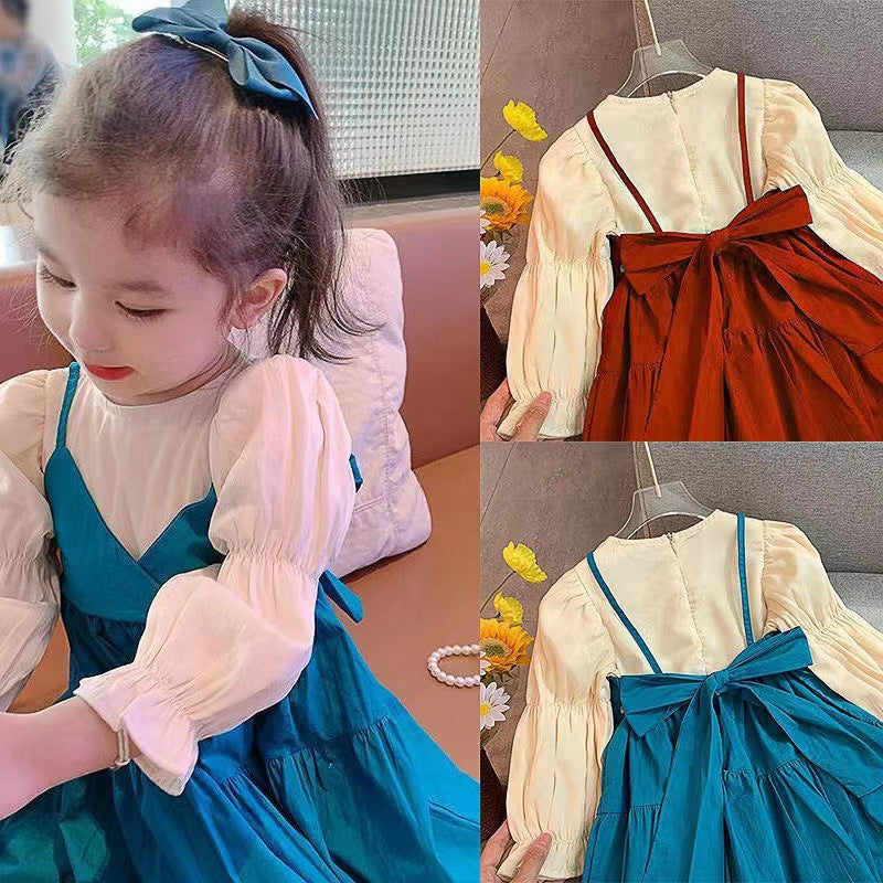 Girls Spring Princess Dress Birthday Outfit 2024
