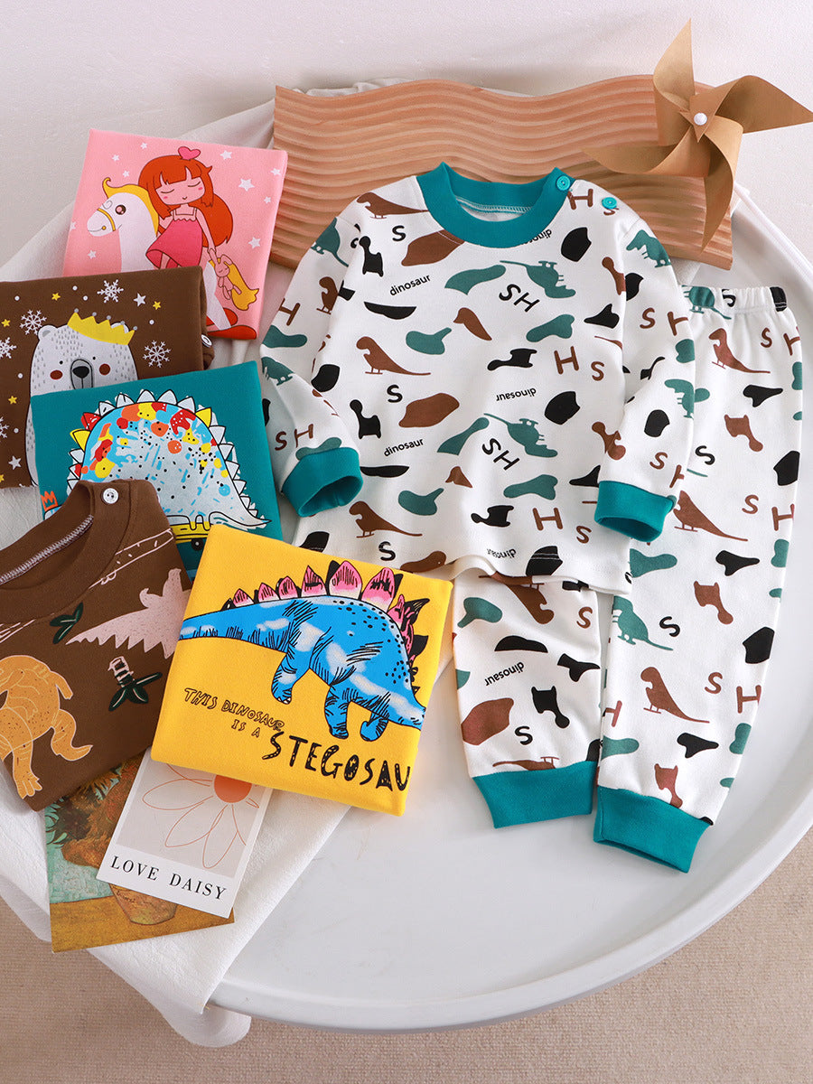 Kids Cotton Autumn Base Layer Set Boys & Girls
