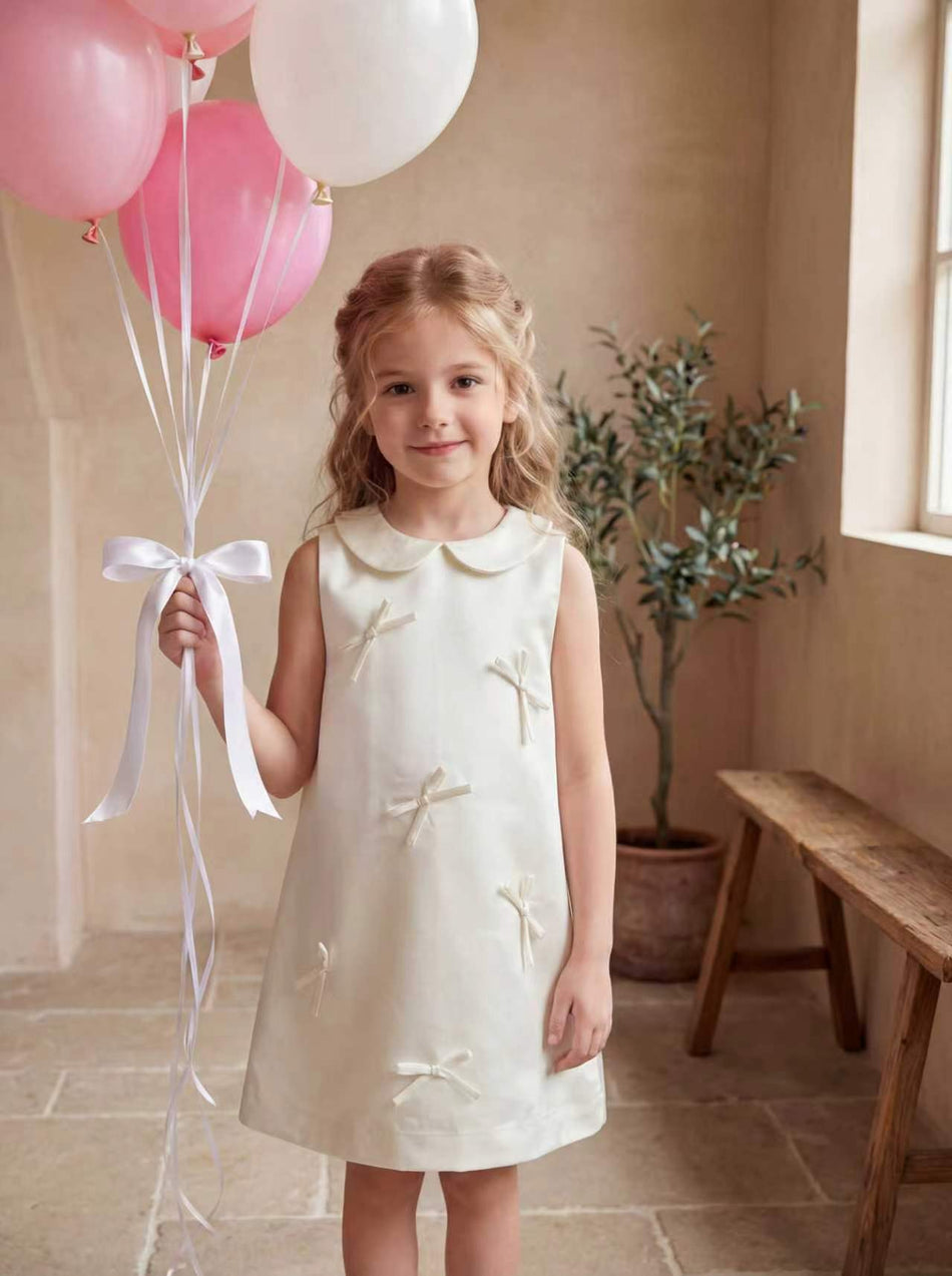 Girls Elegant Vest Dress Chanel Style 2026 Summer