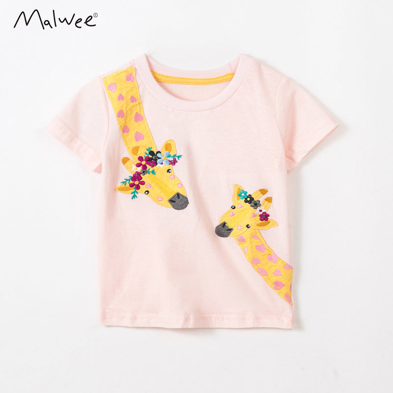 Malwee Girls Cartoon Cotton Summer T-Shirt 2026