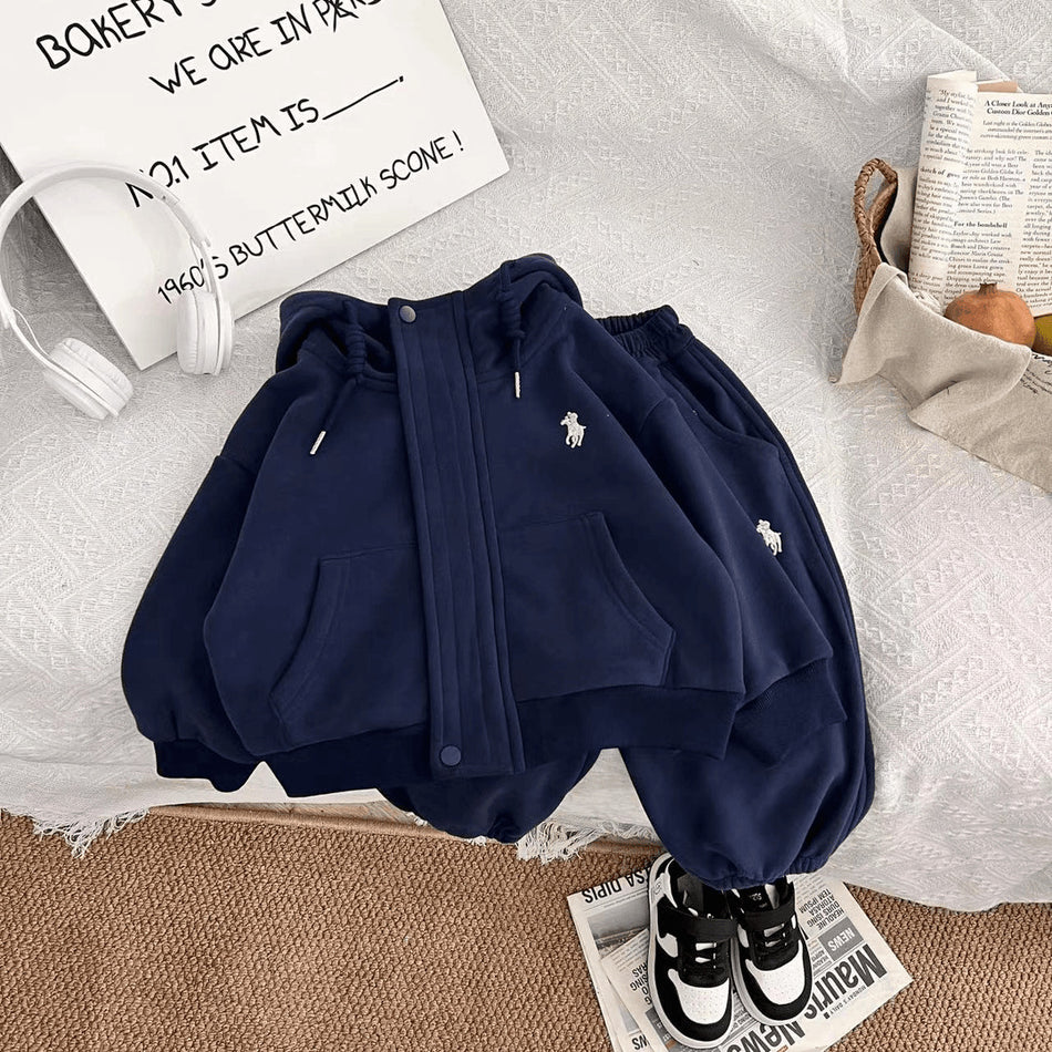 Korean Hoodie Ankle Pants Set Spring Autumn 2026