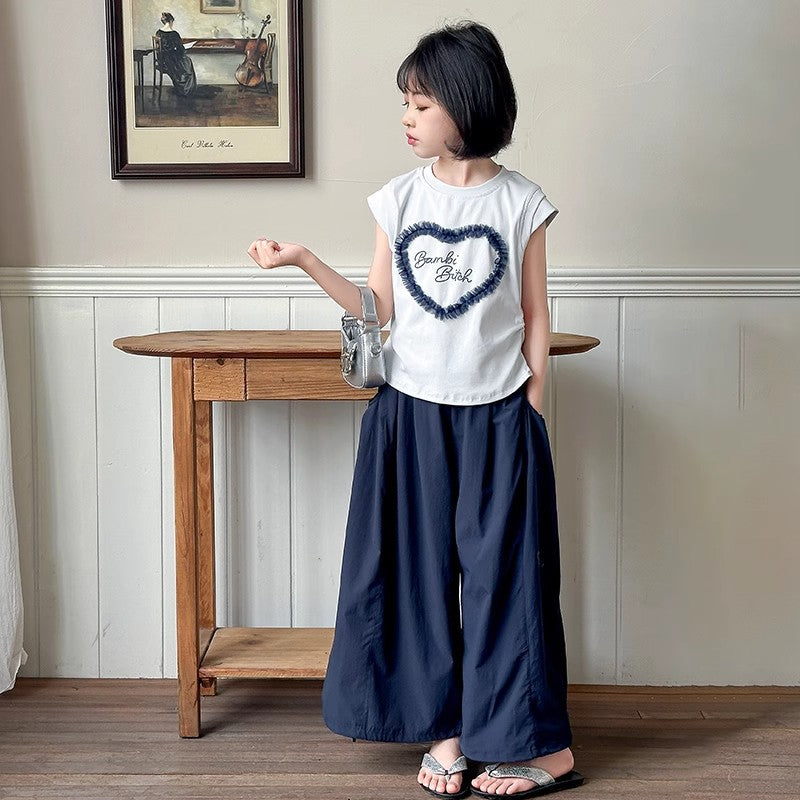 Girls Summer T-Shirt & Shorts Set