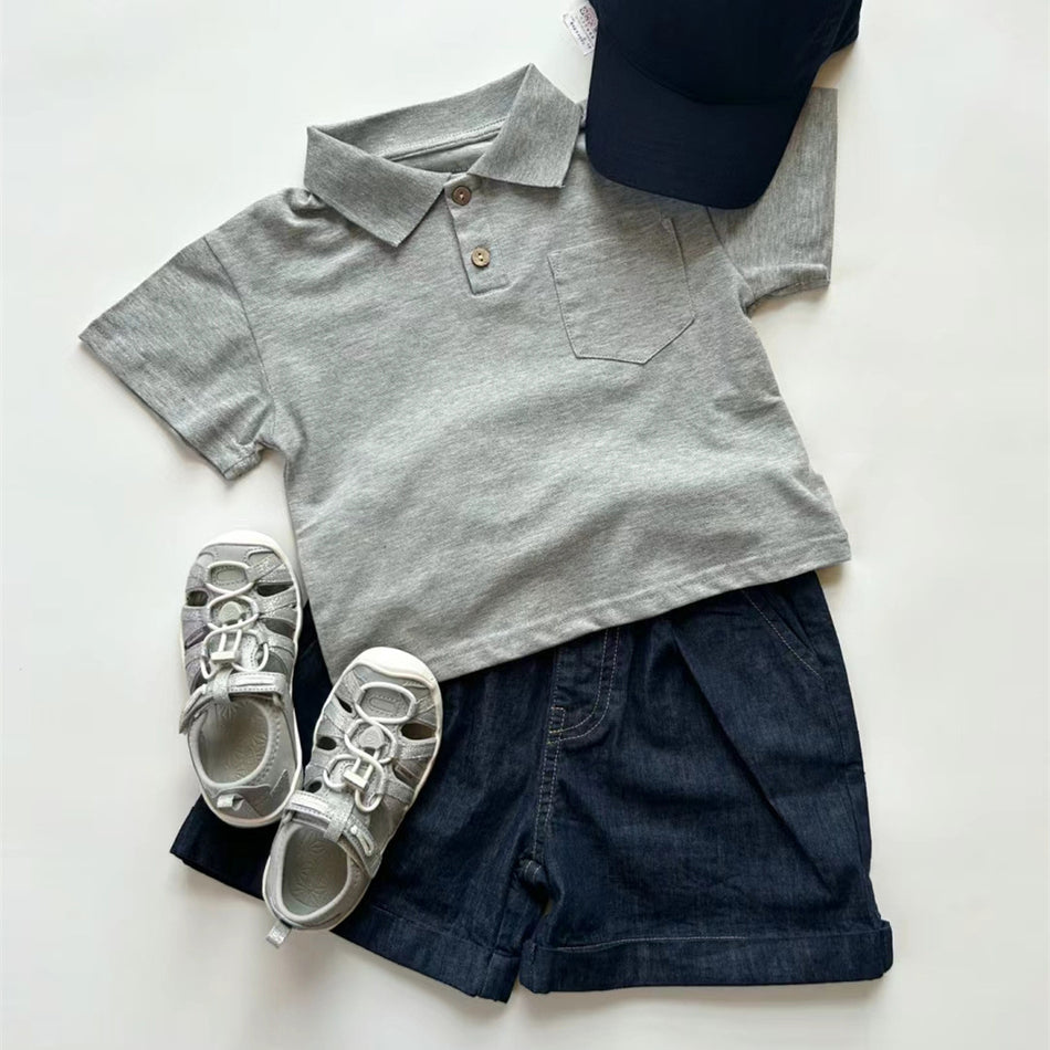 Boys Polo Shirt & Shorts Set