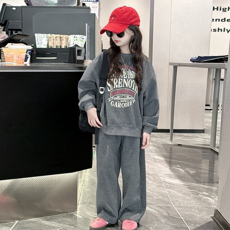 Girls Retro T-Shirt Set – Spring Korean Outfit