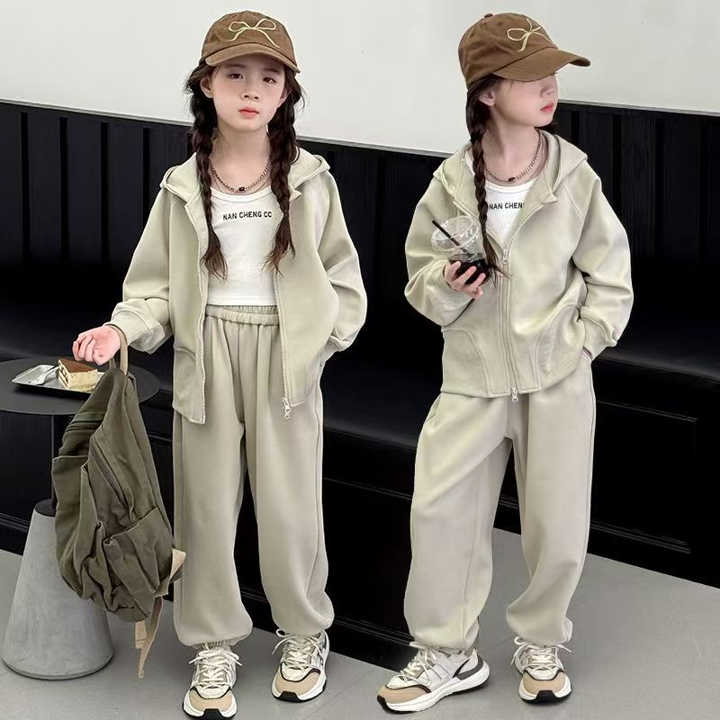 Girls Casual Sports Set – Spring Autumn Outfit