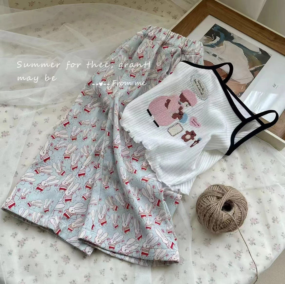 Girls Knitted Cardigan Set – Stylish Summer Outfit