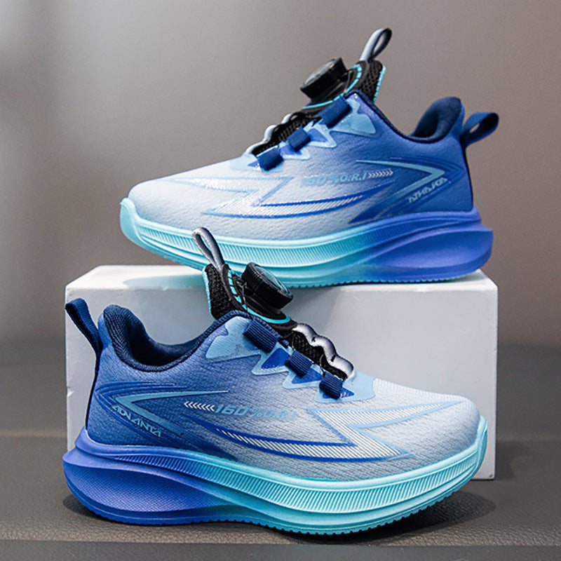 Boys’ Breathable Mesh Sneakers – Anti-Slip Running Shoes