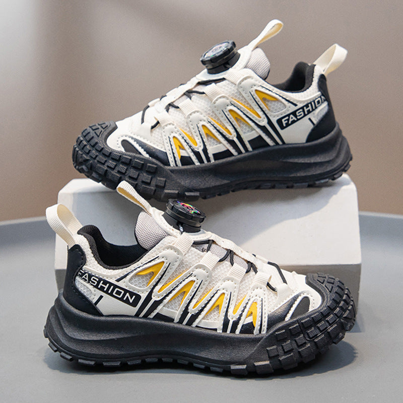 Boys’ Casual Sports Shoes – Soft Sole Non-Slip Running Sneakers