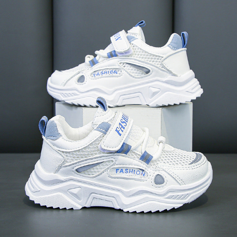 Kids Breathable Mesh Running Shoes Soft Sole Casual Sports Sneakers
