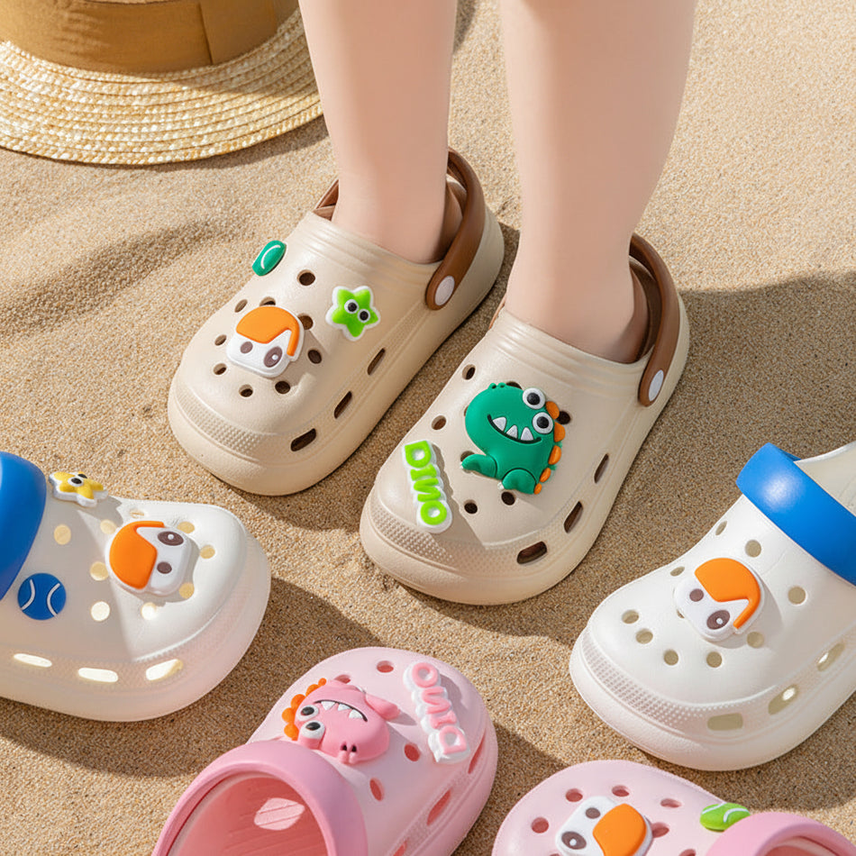 Children’s Soft Sole Cave Sandals EVA Non-Slip Shoes for Kids