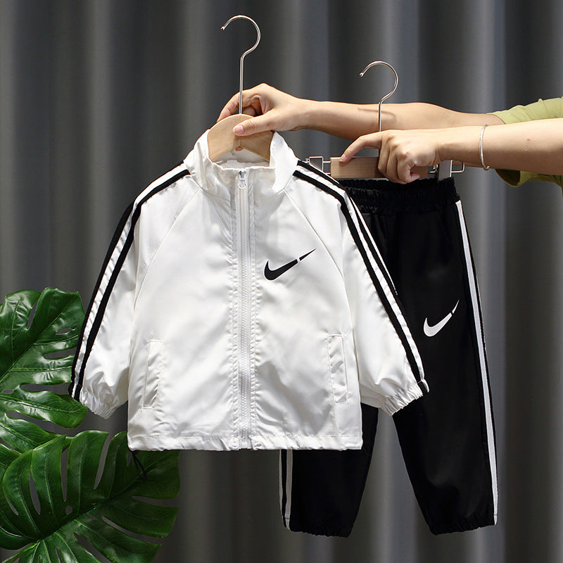 Premium Boys Autumn Sports Two Piece Set Street Style Kids Outfit