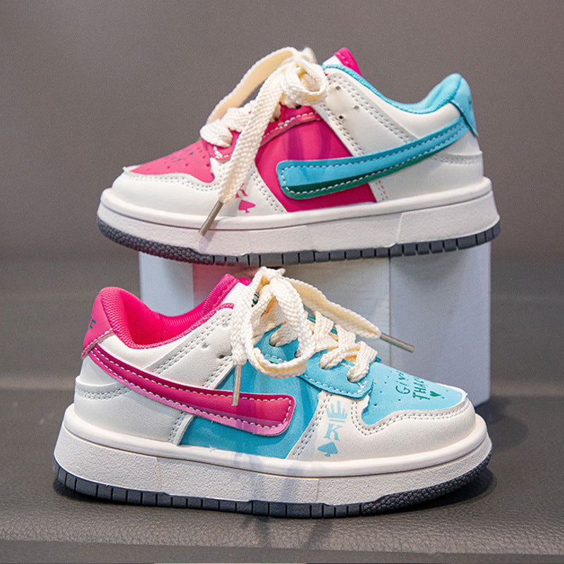 Premium Girls Soft Sole Board Shoes Casual Running Sneakers Kids