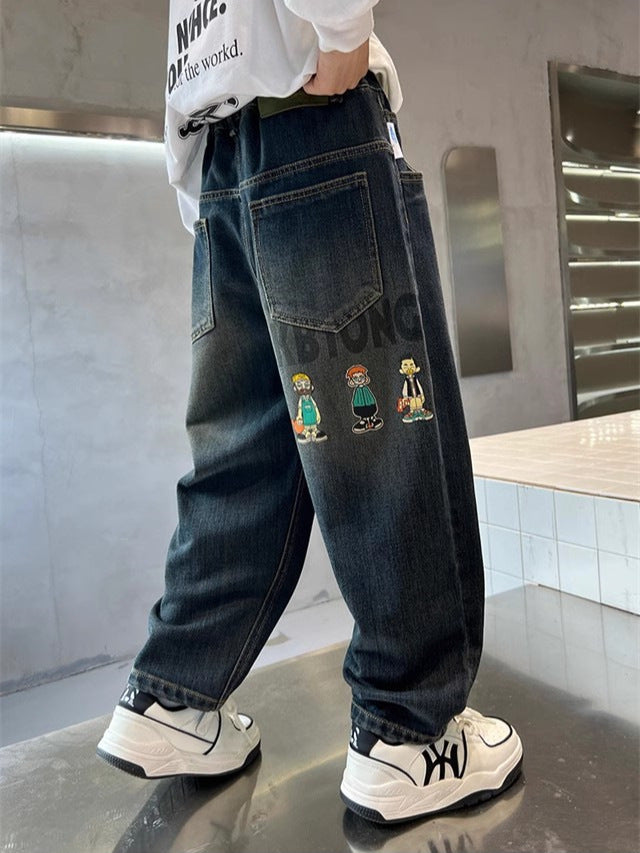 Children Boys’ Casual Denim Jeans for Spring & Autumn